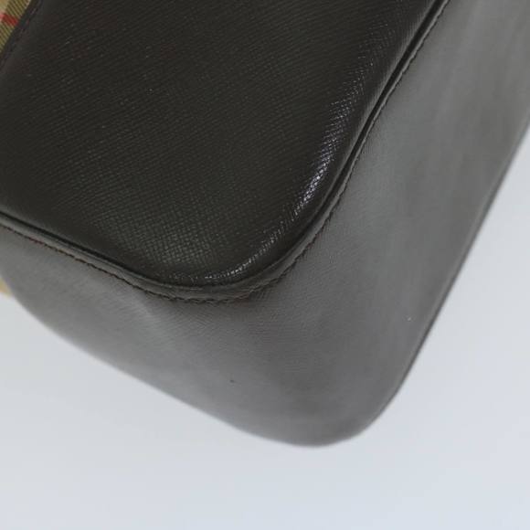 BURBERRY Nova Check Tote Bag Canvas Beige Auth 66489 - Picture 14 of 16